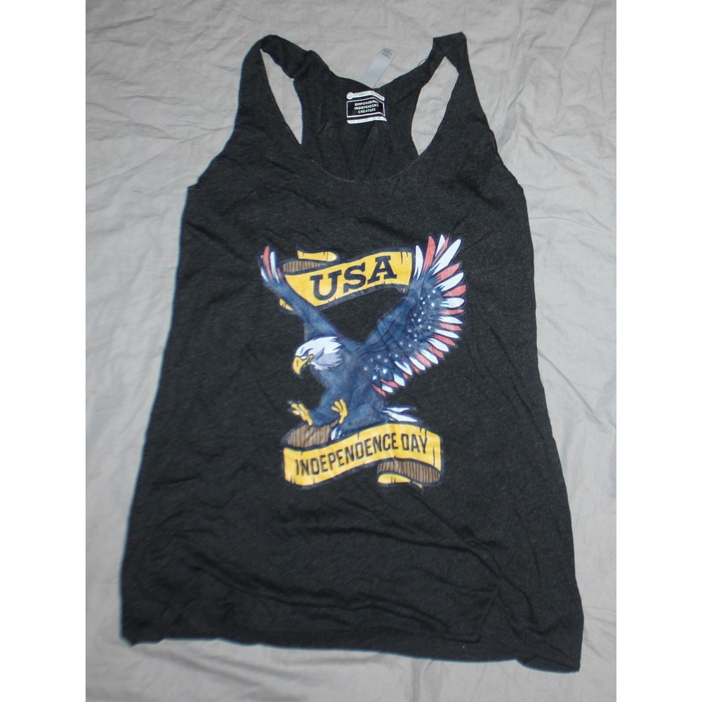Women's Next level tank top USA independence day size Small